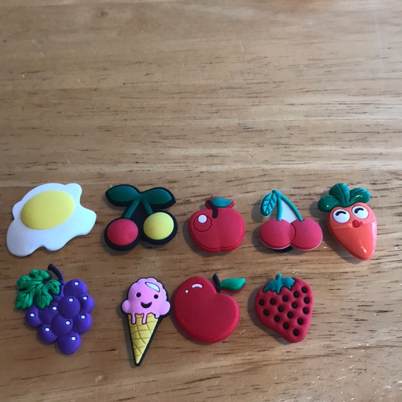 strawberry croc charm